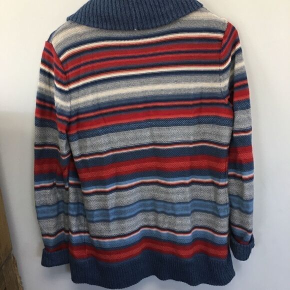 Lauren Ralph Lauren | LRL Stripe Open Cardigan | M - Picture 5 of 5